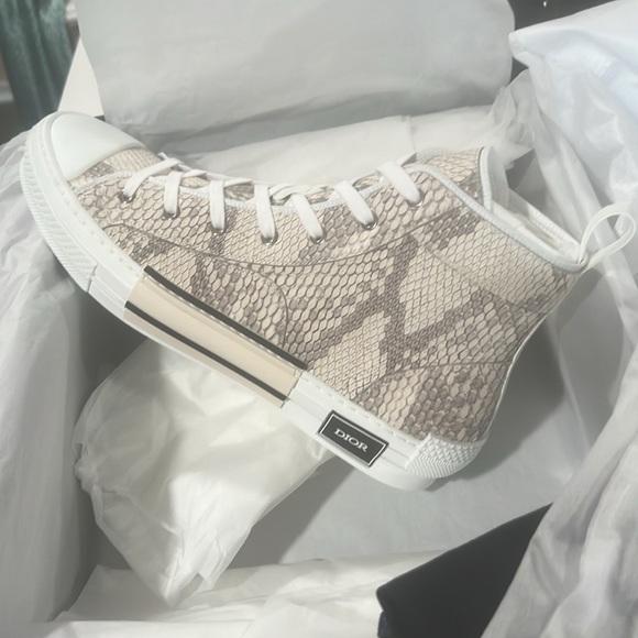 DIOR Python B23 High Top Sneakers Size 47 - Picture 15 of 17